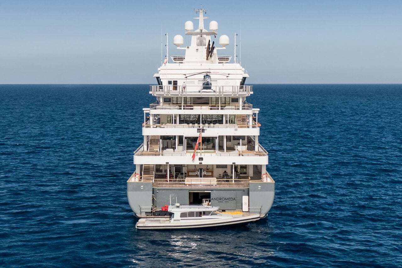 ANDROMEDA yacht • Kleven • 2016 • owner Yuri Milner