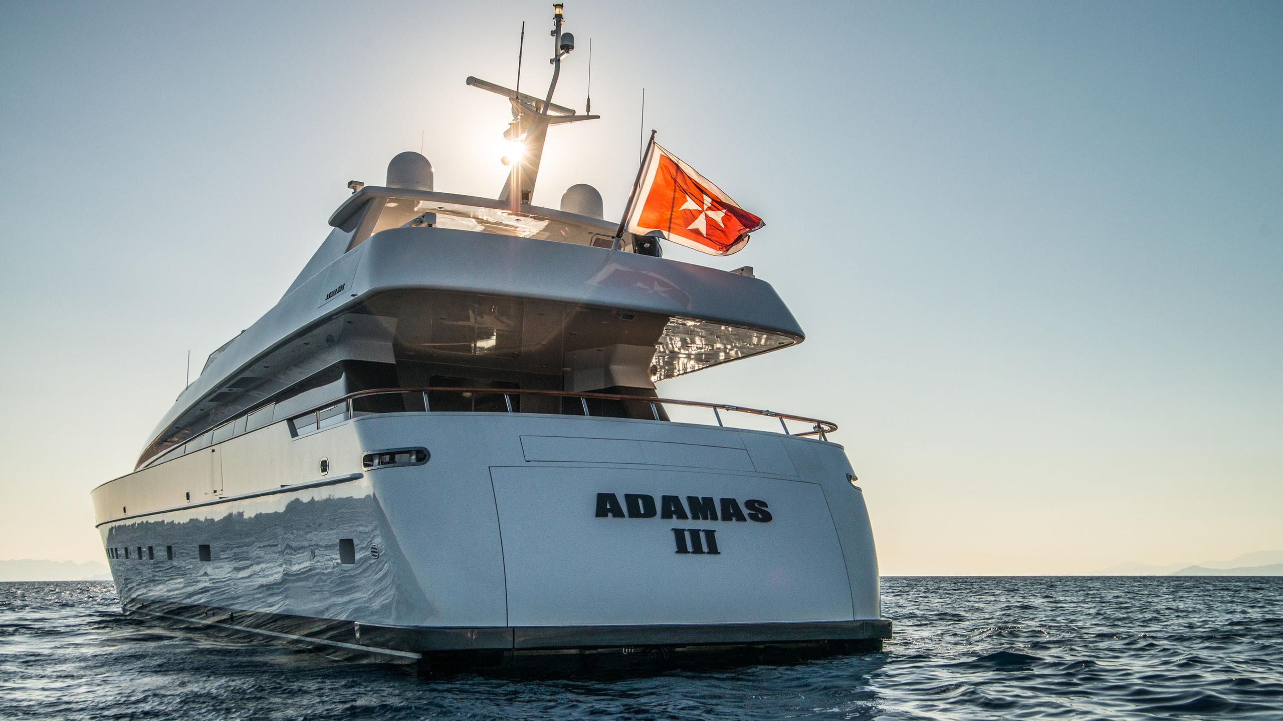 ADAMAS III Yacht • Allesandro Falciai $5M Superyacht • Cantieri di Pisa • 1996