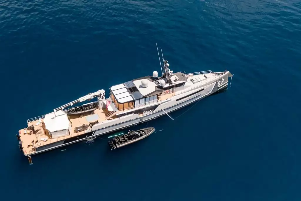 Yacht B3 • Damen • 2019 • propriétaire milliardaire monégasque