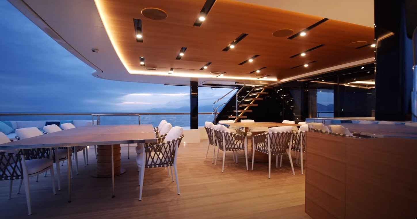 Baglietto yacht C intérieur