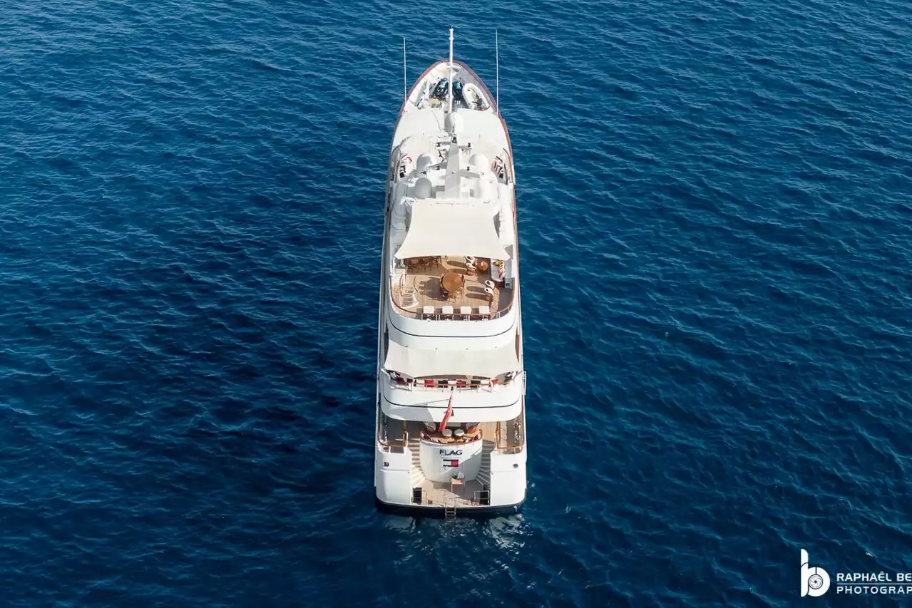 FLAG Yacht • Feadship • 2000 • Valeur $45M • Propriétaire Tommy Hilfiger