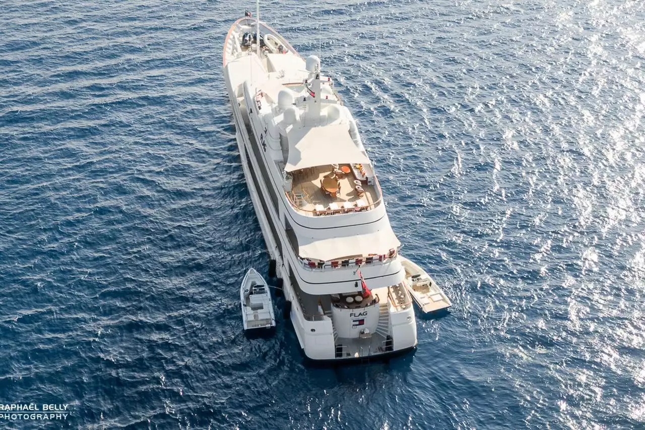 FLAG Yacht • Feadship • 2000 • Valeur $45M • Propriétaire Tommy Hilfiger