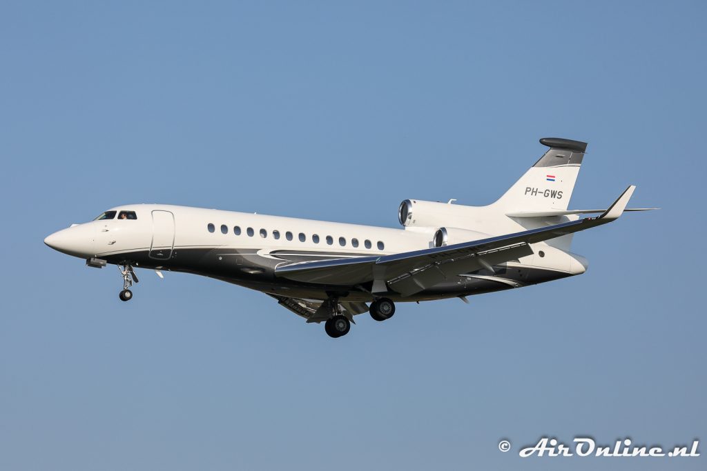 PH-GWS • Dassault Falcon 7X • propriétaire Gerita Wessels et Henry Holterman