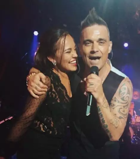 Robbie Williams und Victoria Sardarova