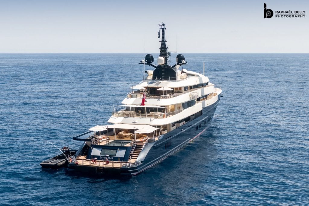 spielberg mega yacht