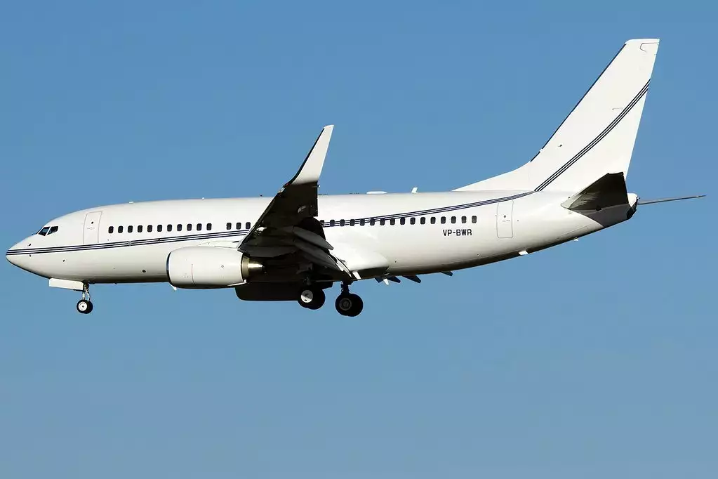 VP-BWR – B737 BBJ – Wafic Said