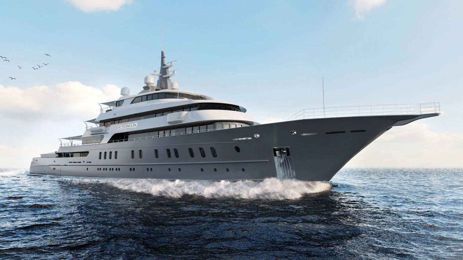 superyacht victorious