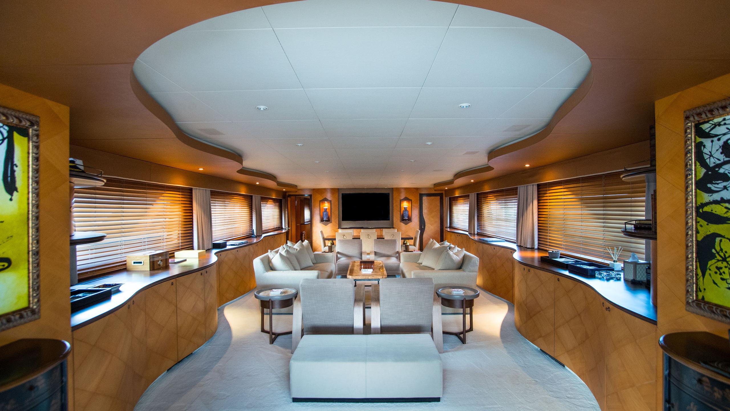 pour yacht Adamas III intérieur