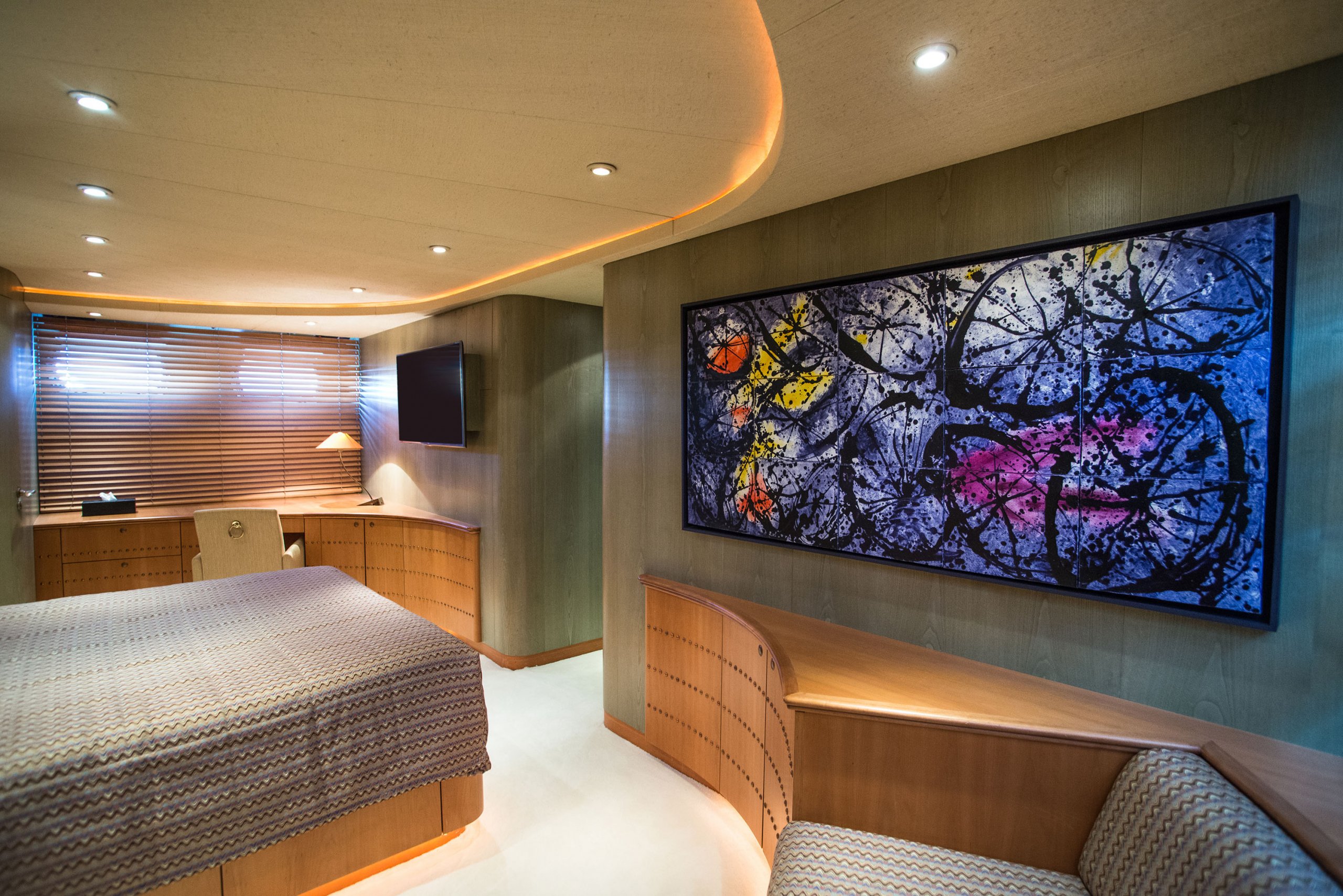 pour yacht Adamas III intérieur