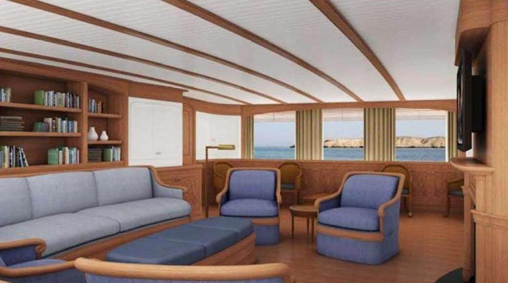 yacht Carson interior