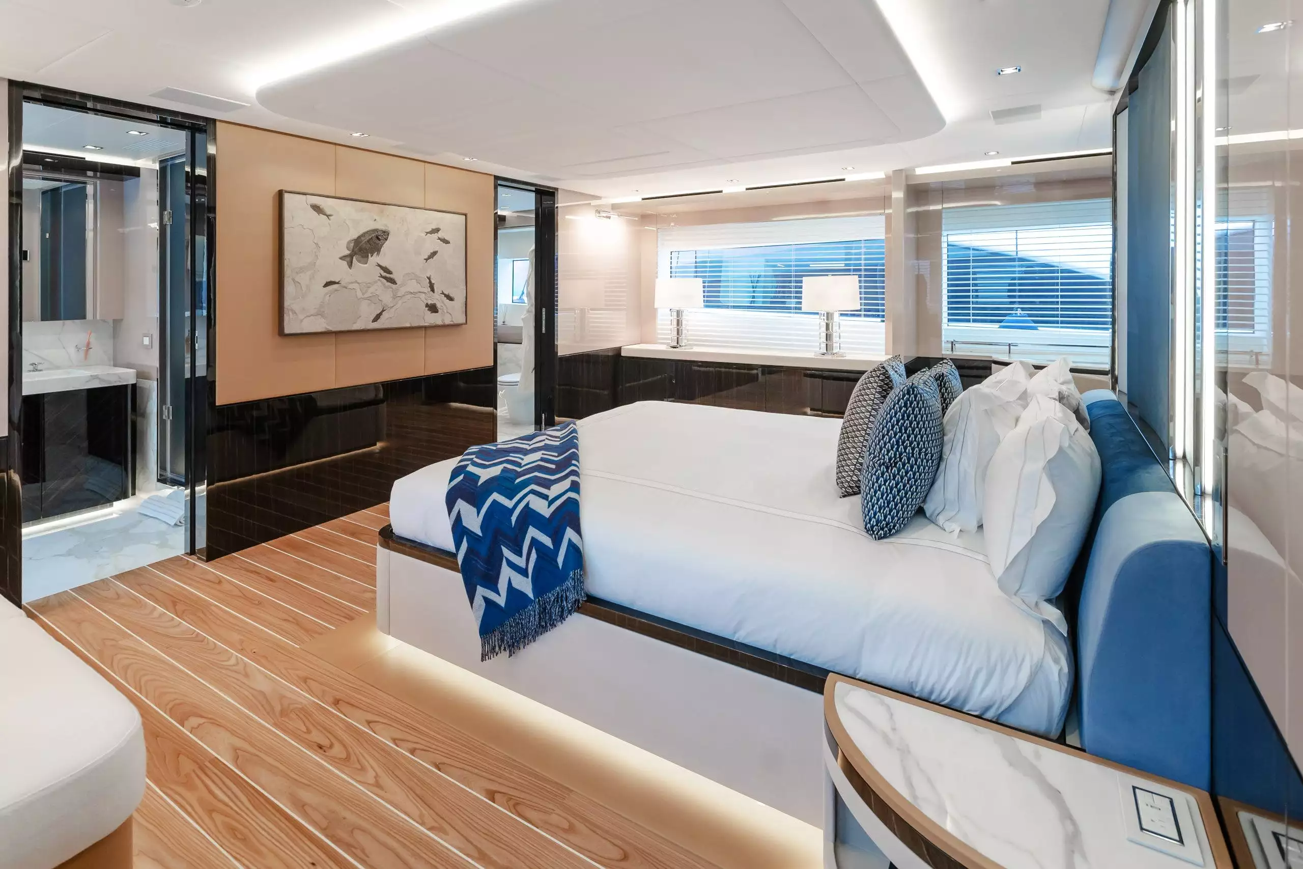 yacht Dopamine interior