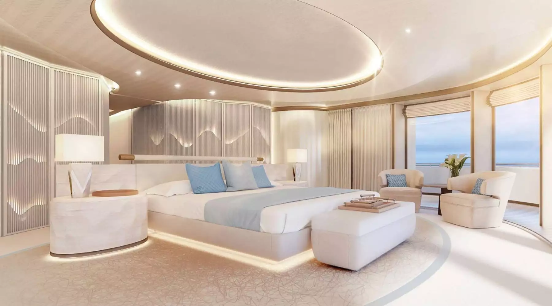 yacht Universe interior 