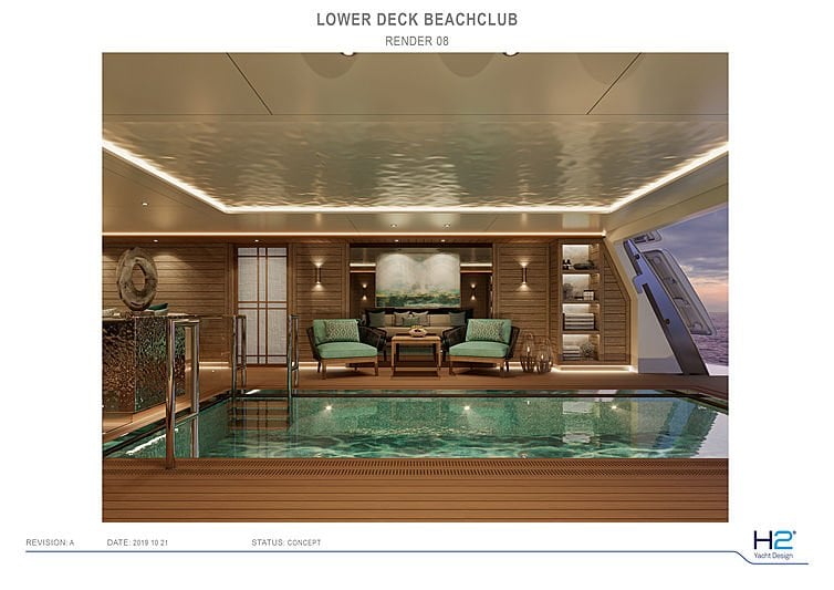 yacht Victorious interior