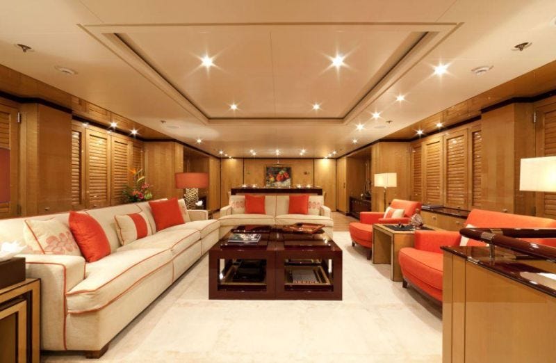yacht Were Dreams interior