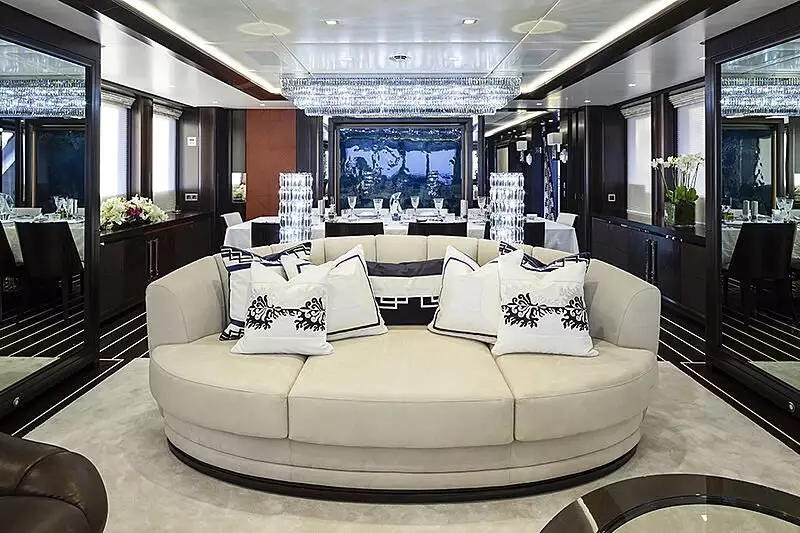 Heesen yacht Lady Li interior 