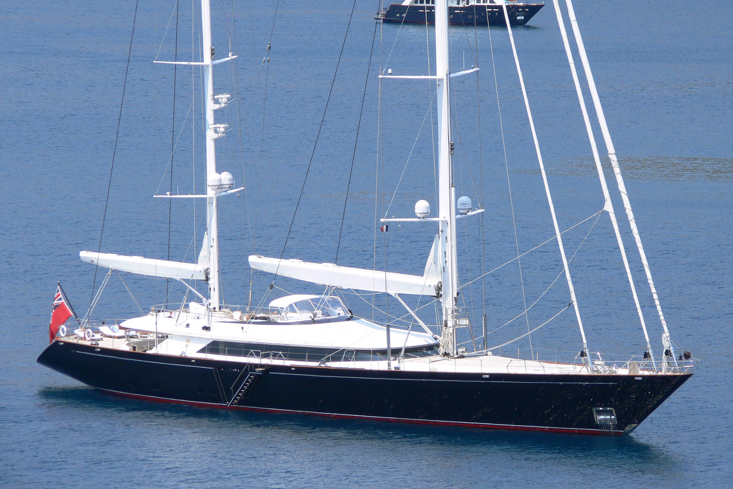 Яхта PARSIFAL III • Perini Navi • 2005 г. • владелец Ким Вибе Петерсен	