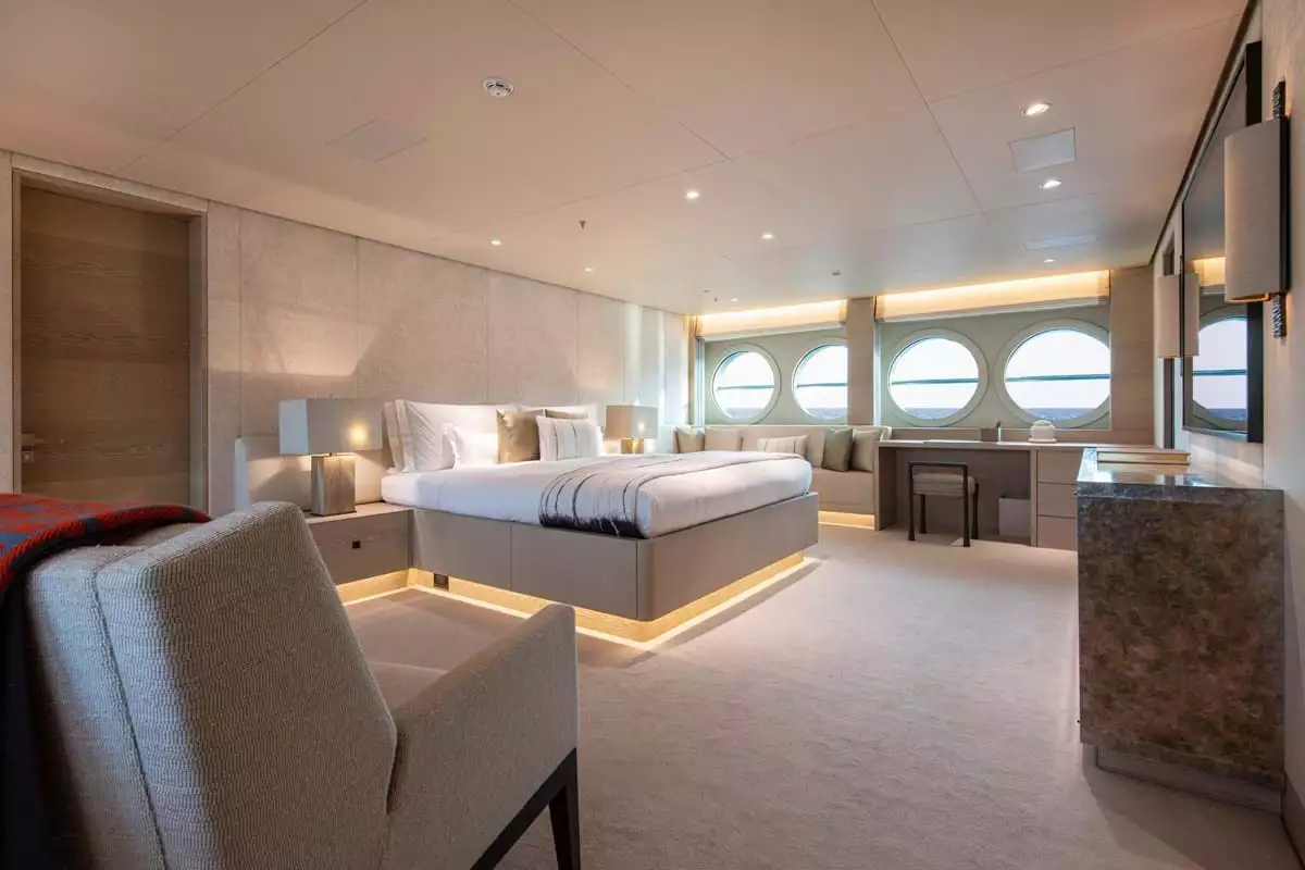 Palmer Johnson yacht SANAM interior