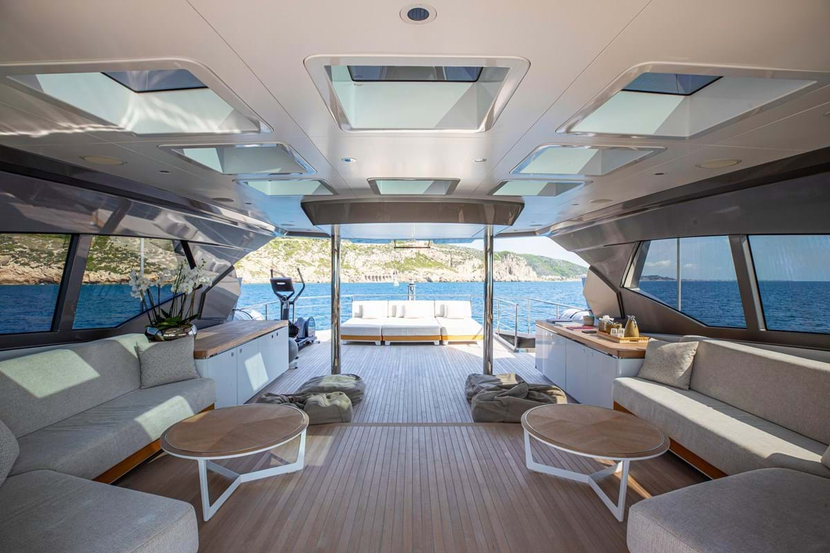 Palmer Johnson yacht SANAM interior