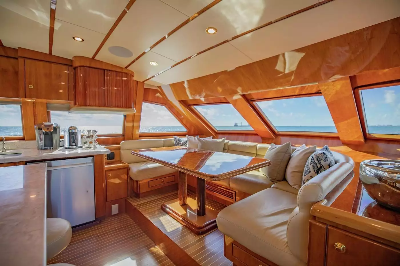 Palmer Johnson yacht SANAM interior