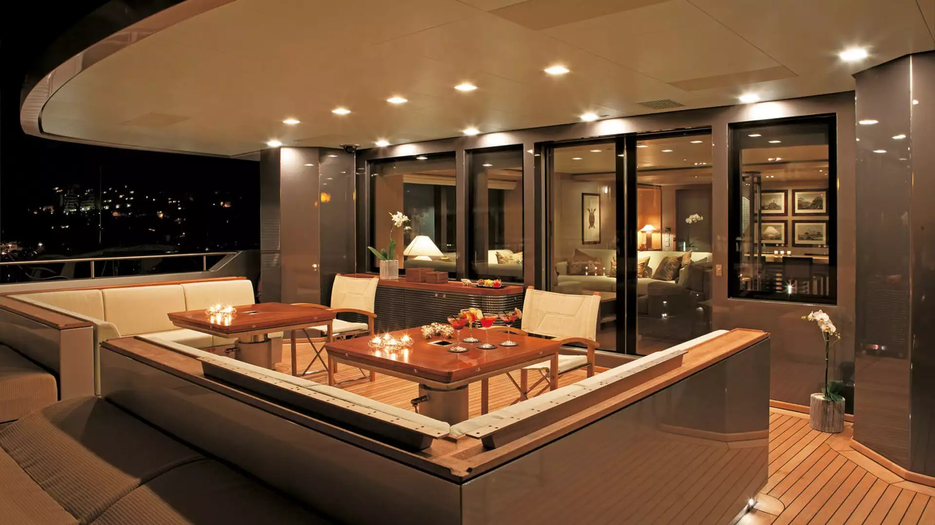 Intérieur du yacht Perini Navi EXUMA 