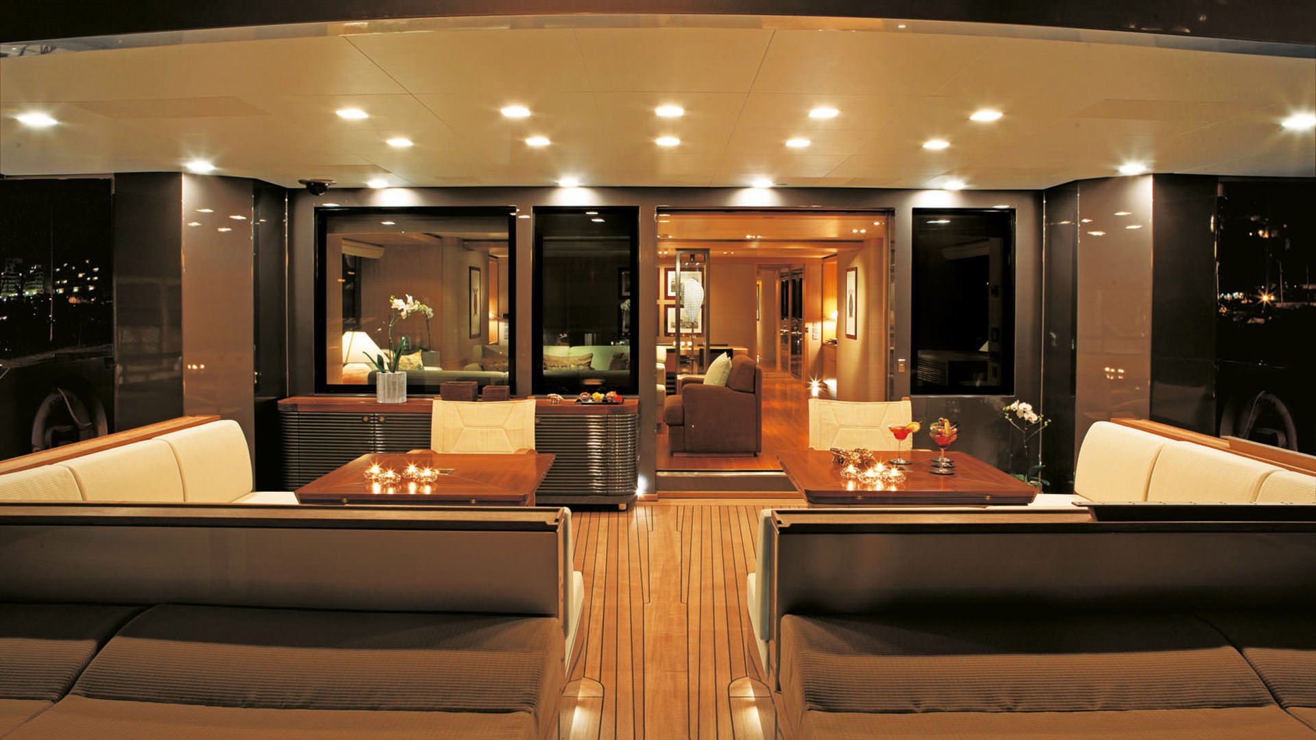 Intérieur du yacht Perini Navi EXUMA 