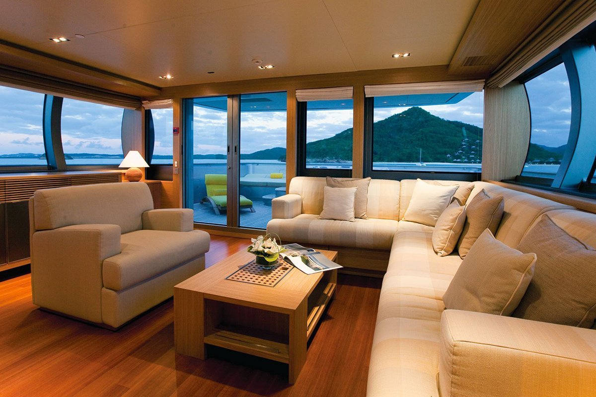 Intérieur du yacht Perini Navi EXUMA 