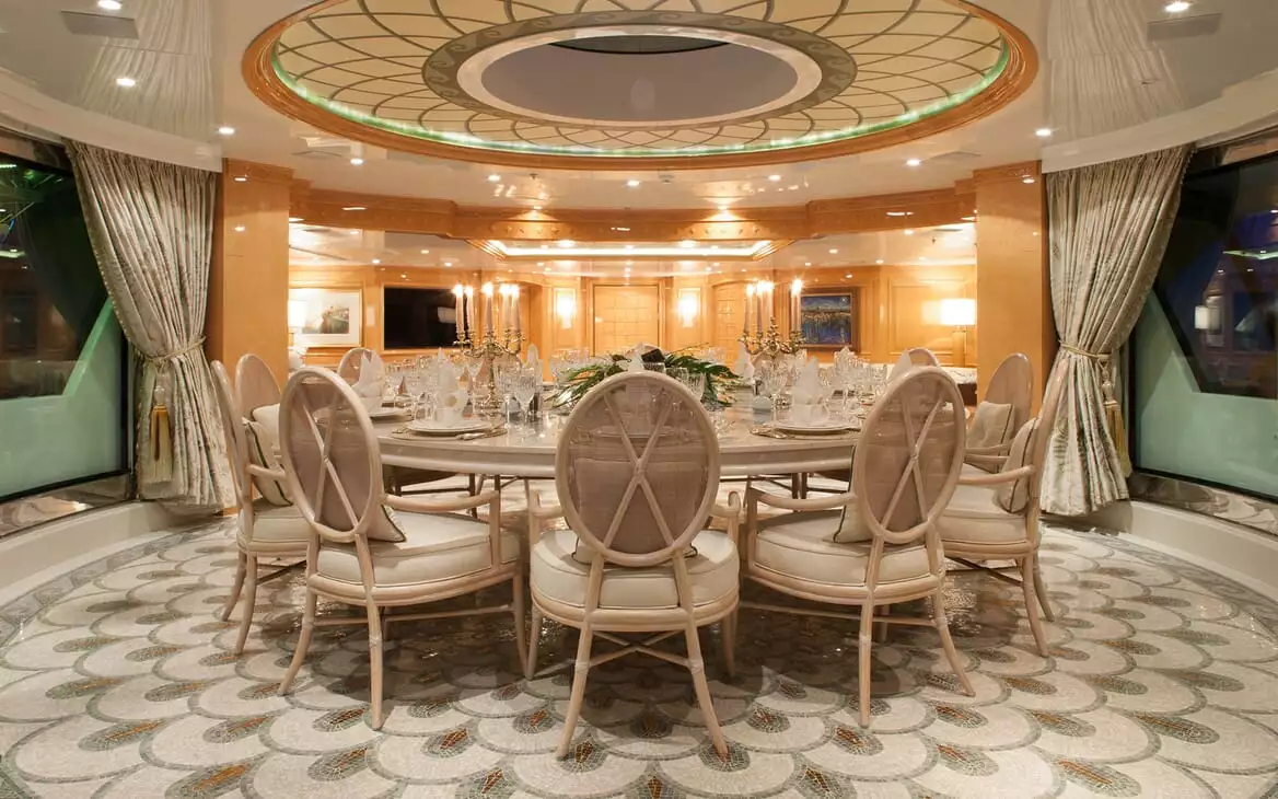 Intérieur du yacht Benetti ST DAVID