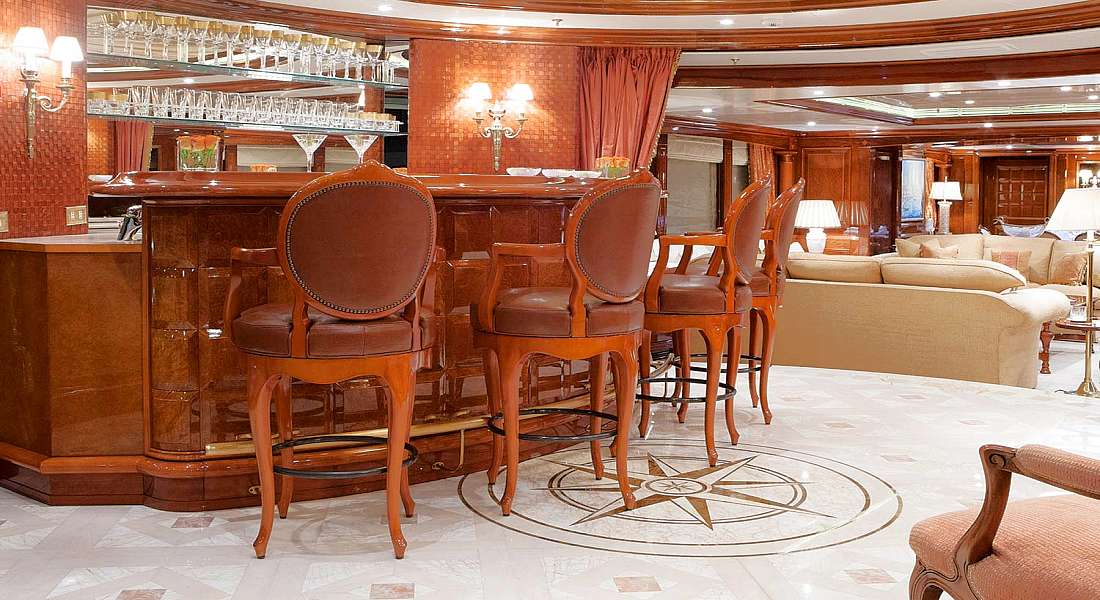 Interni dello yacht Benetti ST DAVID