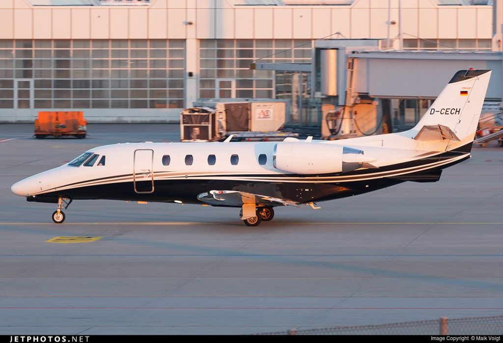 D-CECH Cessna Citation  propietario Kurt Zech