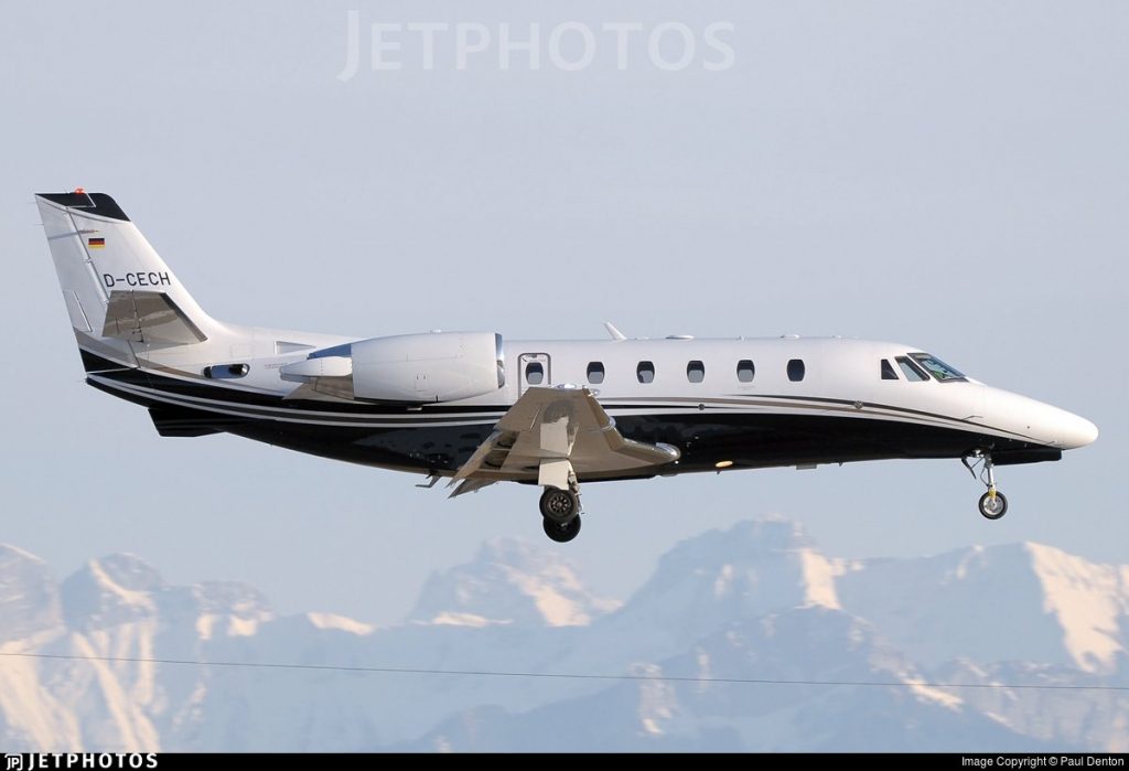 D-CECH Cessna Citation  propietario Kurt Zech