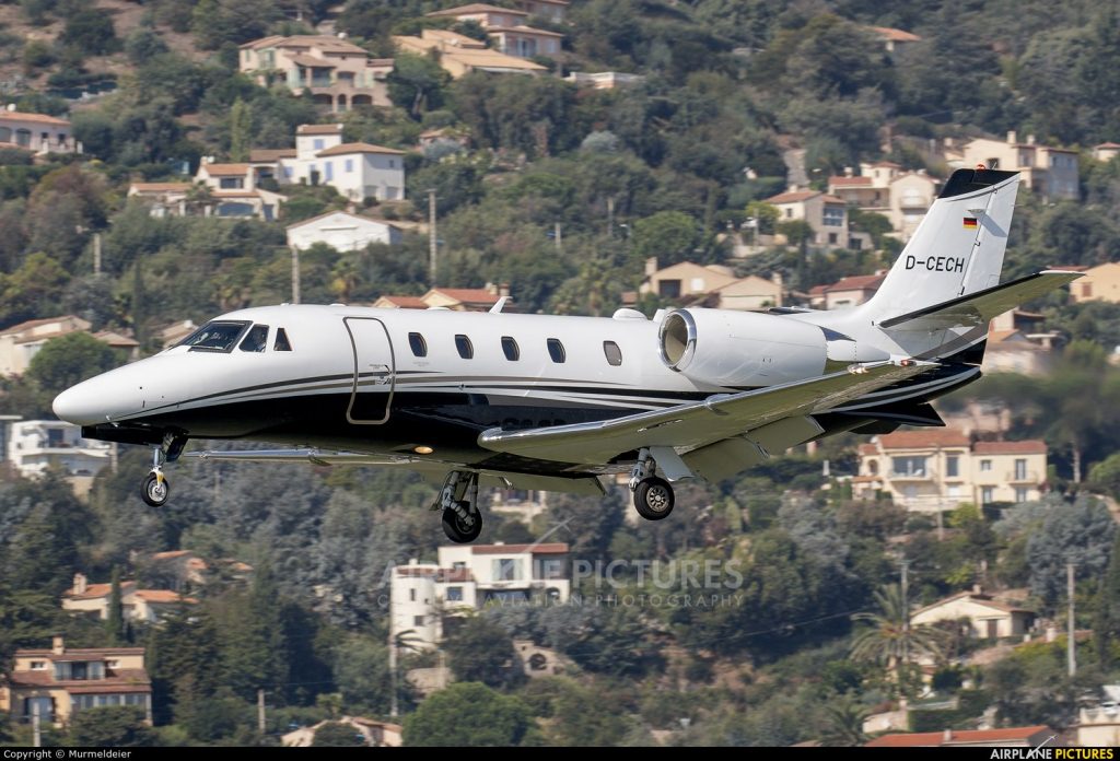 D-CECH Cessna Citation  propietario Kurt Zech