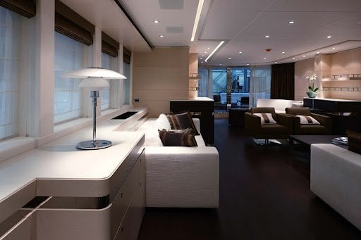Heesen yacht SILY interior