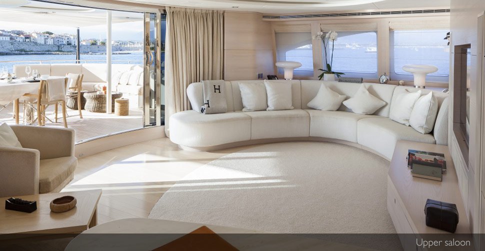 Heesen yacht Sibelle interior