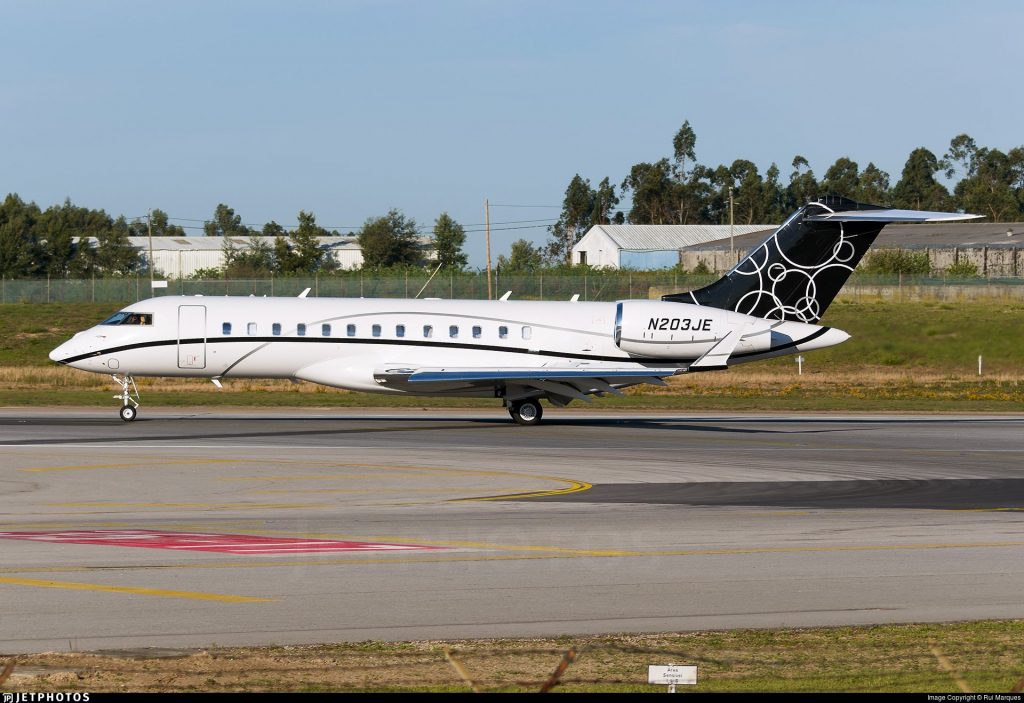 N203JE Bombardier Global 6000 Juan Carlos Escotet