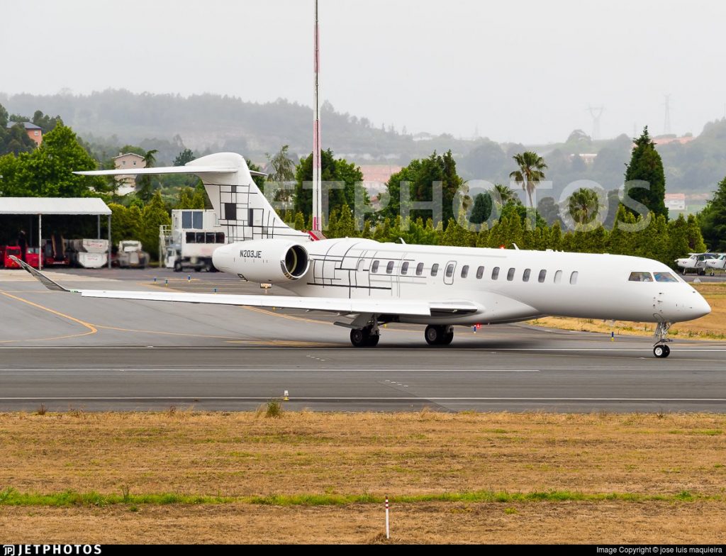 N203JE Bombardier Global 7500 Хуан Карлос Эскотет