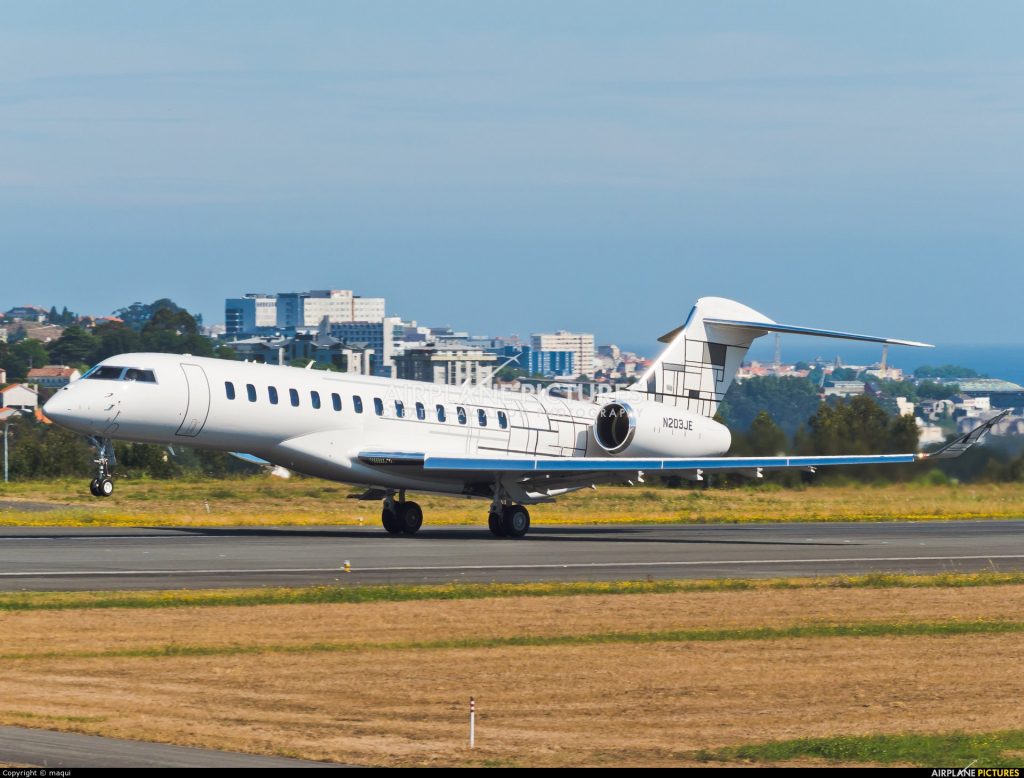 N203JE Bombardier Global 7500 Хуан Карлос Эскотет