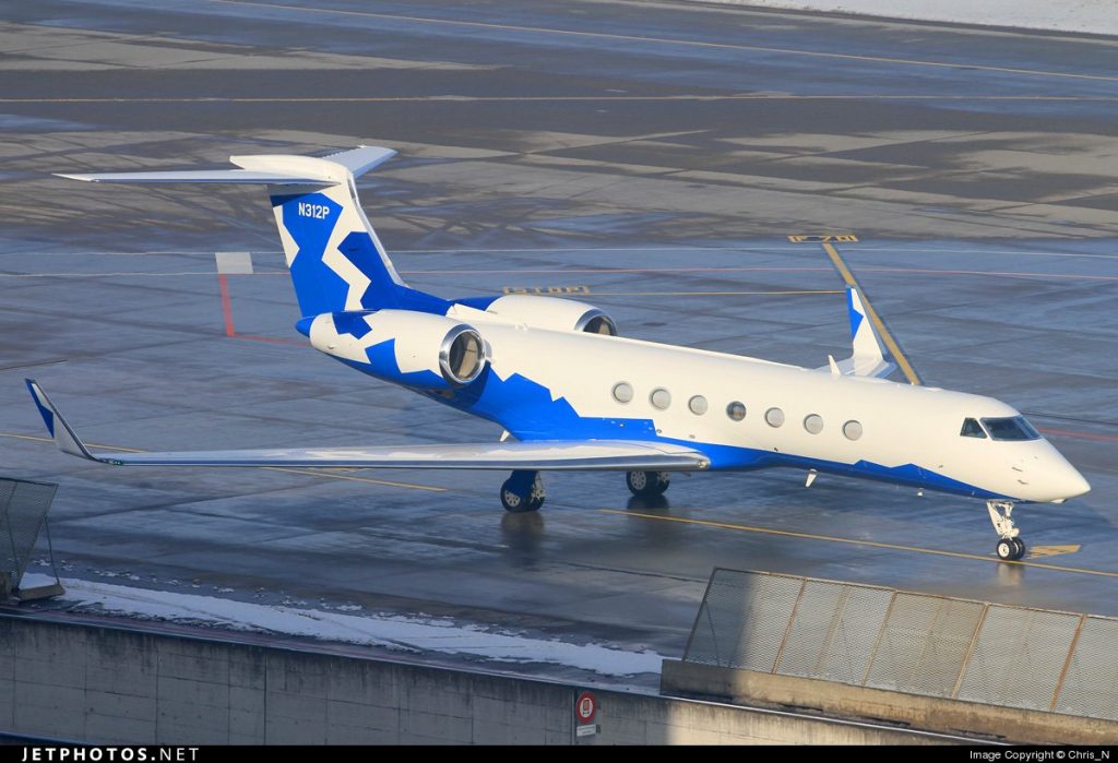 N312P – Gulfstream G550 – Pritzker Ailesi Vakfı