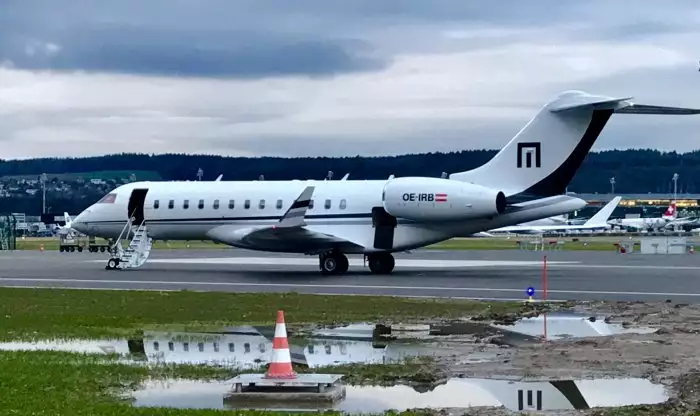 OE-IRB Bombardier Global Ekspres Rene Benko Signa Grubu