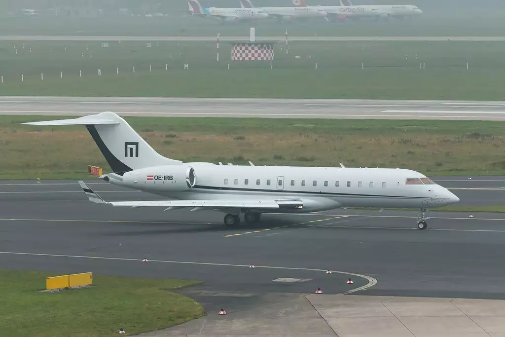 OE-IRB Bombardier Global Express Рене Бенко Signa Group