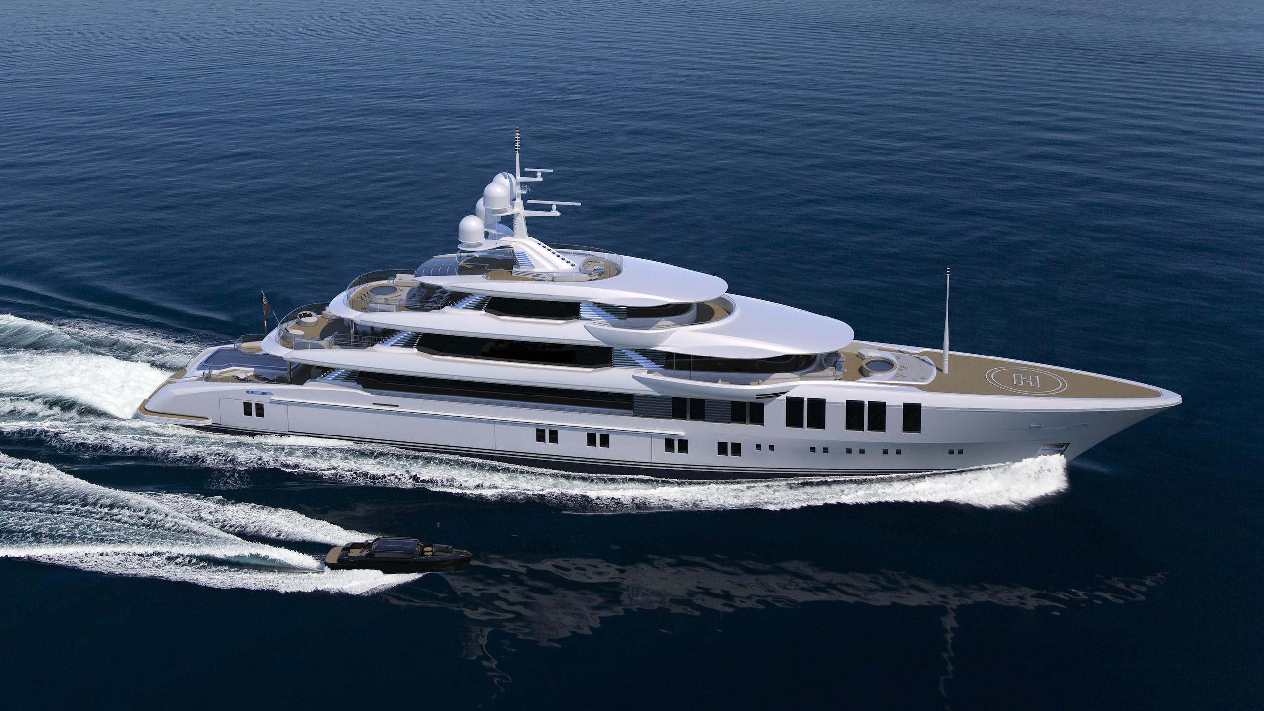 ROE Yacht • Бирюзовый • 2021 • Владелец Неизвестный миллиардер