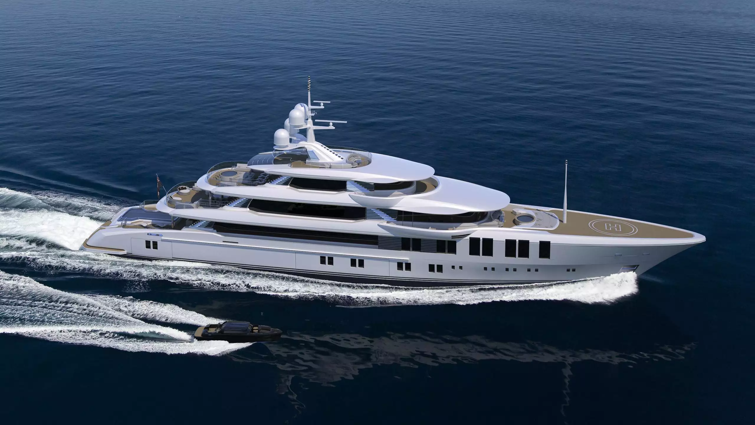 ROE Yacht • Бирюзовый • 2021 • Владелец Неизвестный миллиардер