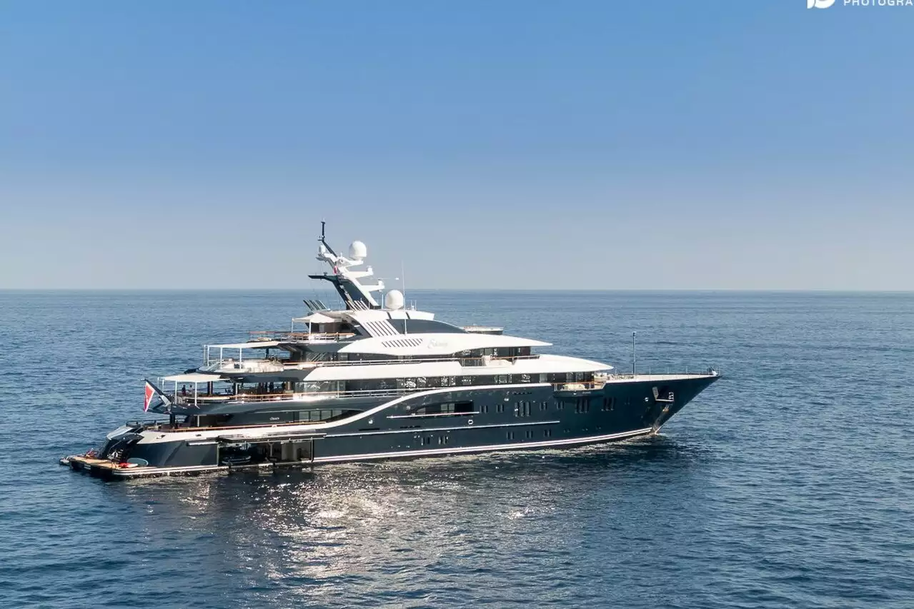 SOLANDGE Yacht • Lurssen • 2013 • Propriétaire Prince Muqrin bin Abdulaziz al Saud 