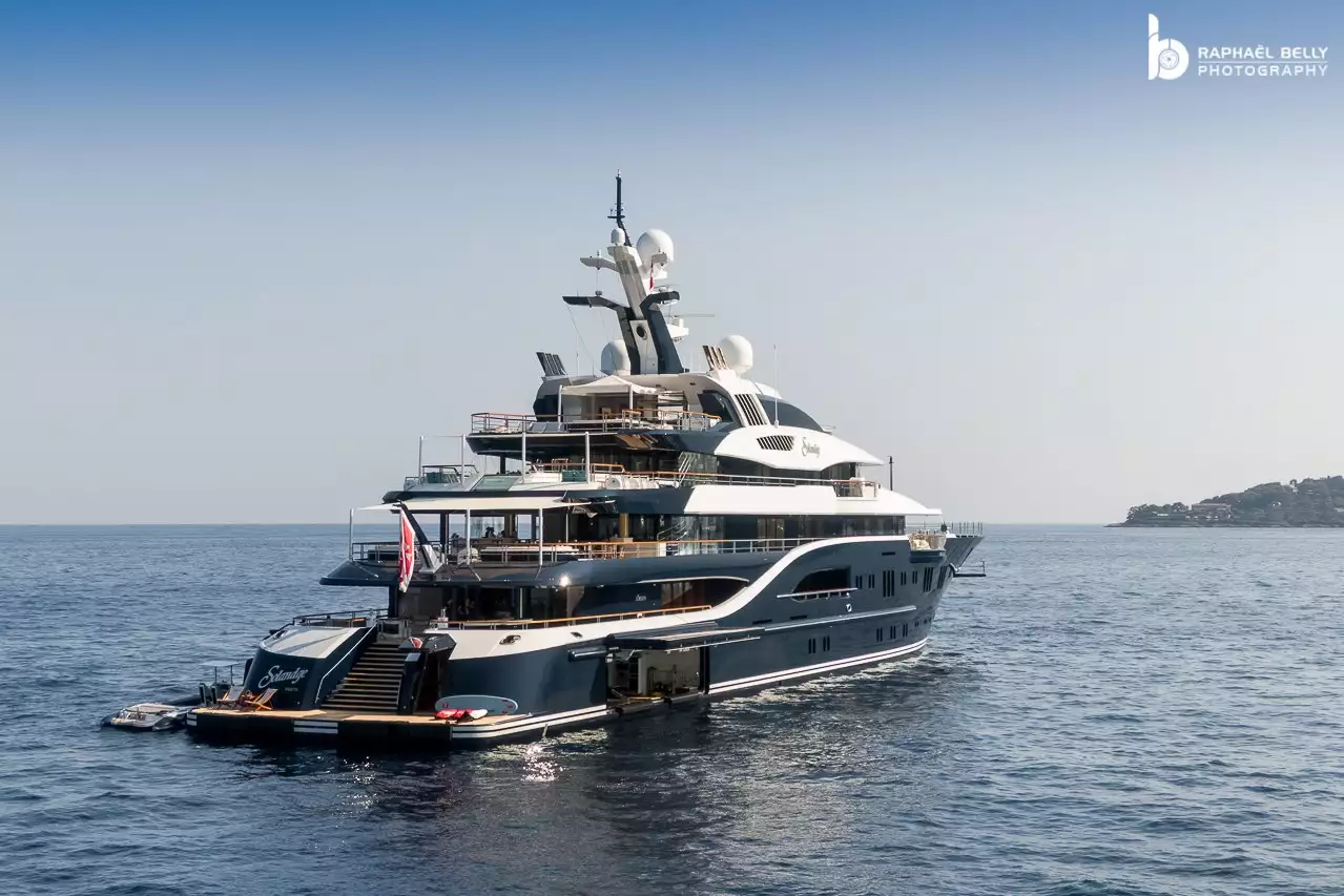 SOLANDGE Yacht • Lurssen • 2013 • Propriétaire Prince Muqrin bin Abdulaziz al Saud 