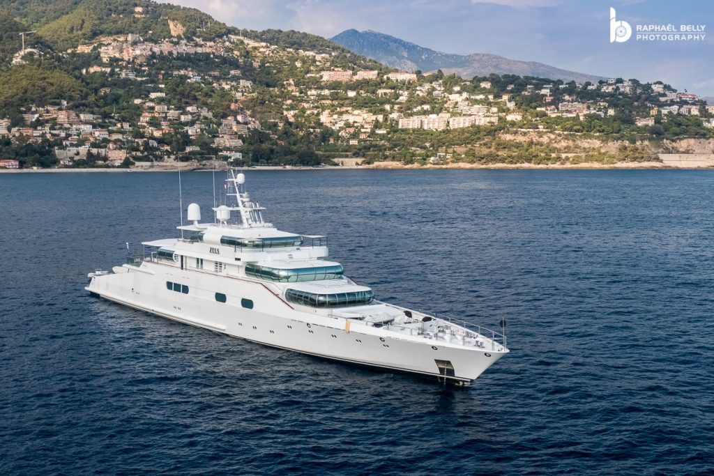 ZEUS Yacht • John Christodoulou 50M Superyacht • Blohm Voss • 1991