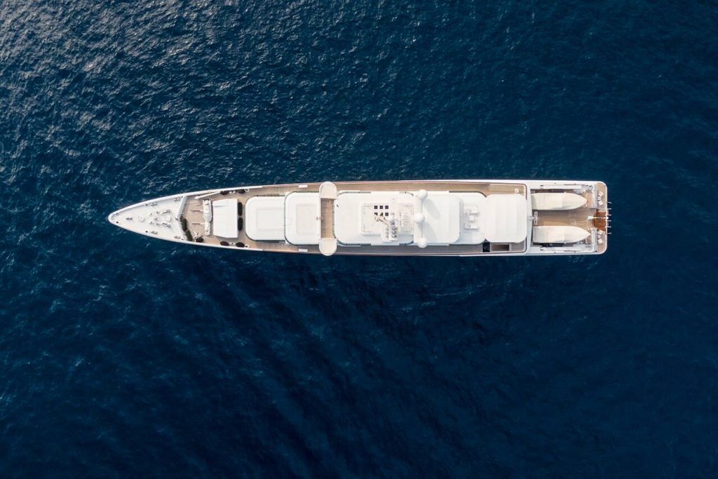 ZEUS yacht • Blohm Voss • 1991 • Owner John Christodoulou