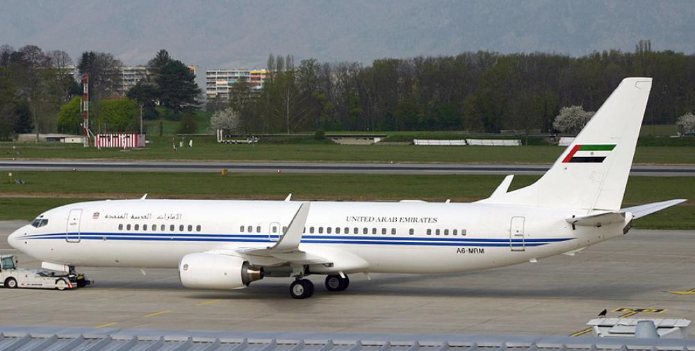 A6-MRM B737 BBJ Дубайский королевский рейс