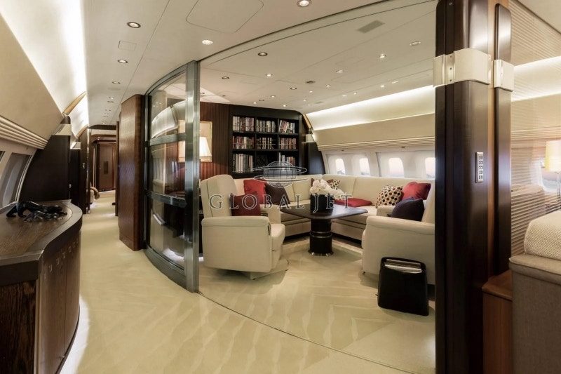 Interior del Boeing 767 P4-MES de Abramovich