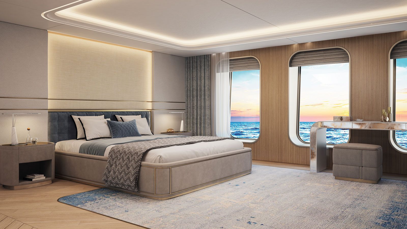 Amels 200 Yacht Moonstone Interieur