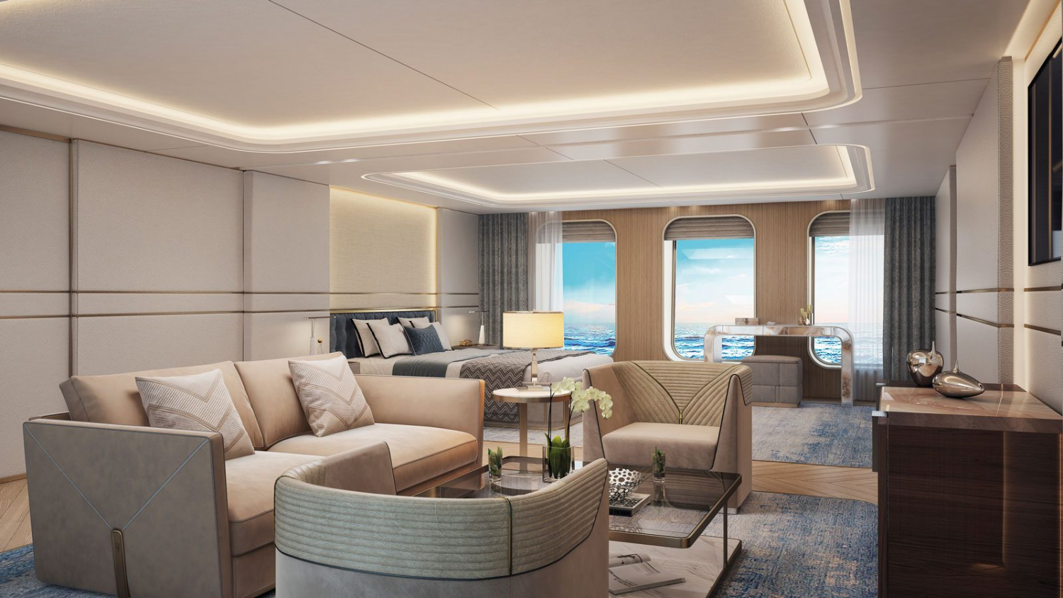 Inside MOONSTONE Yacht • Amels • 2021 • Value 75,000,000 • Owners Rob