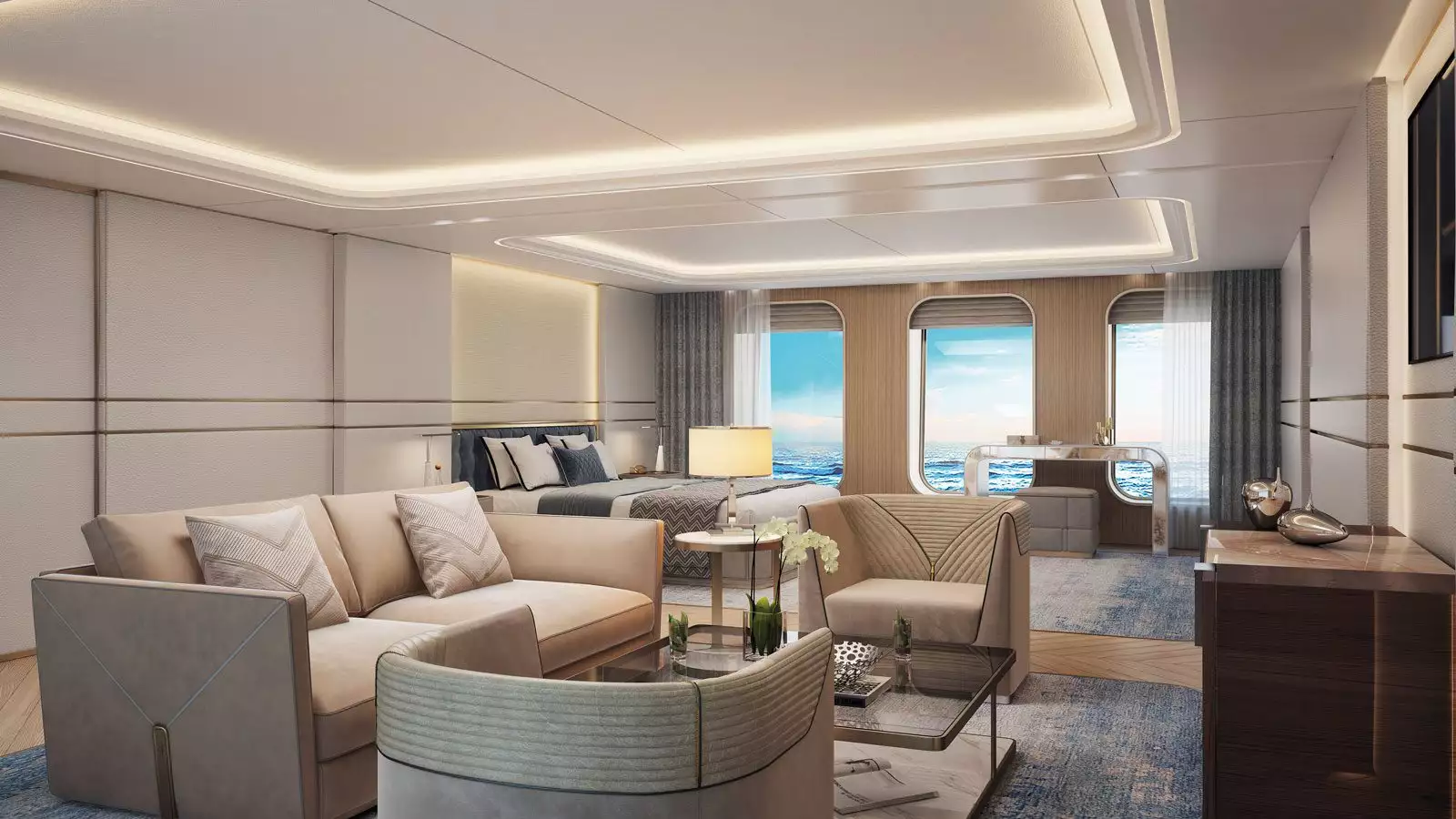 Amels 200 Yacht Moonstone Interieur